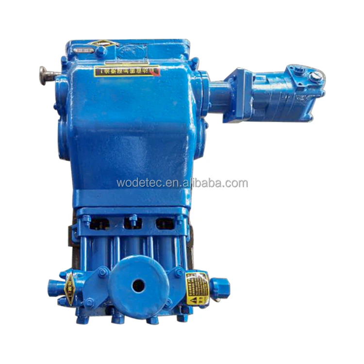 BW90/3 Horizontal Three Cylinder Reciprocating Single Acting Piston Pump Oil Well Drilling Mud Pump