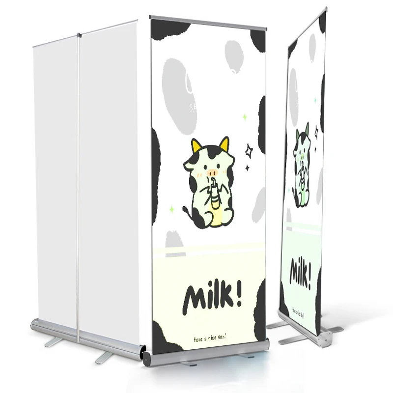 FEAMONT Wholesale Hot Sale Eco Advertising Indoor Display Roll Up Banner Stand portable  pull up banner display rollup Stand