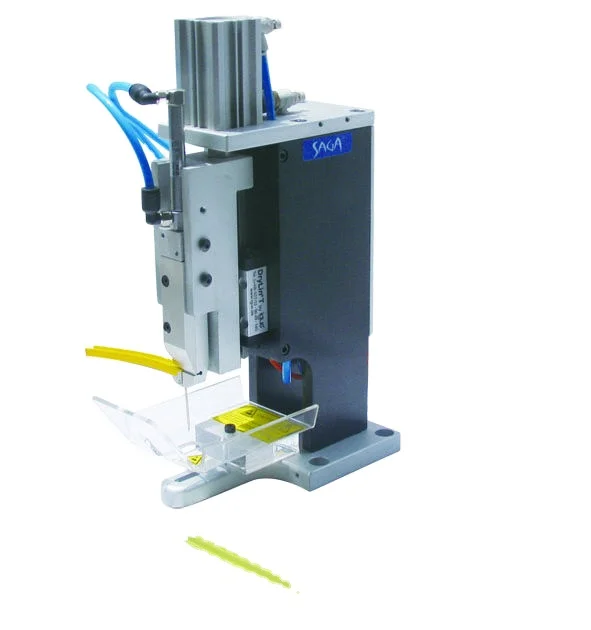 SAGA TM-300 Metal Hybrid Pneumatic sock tagging machine