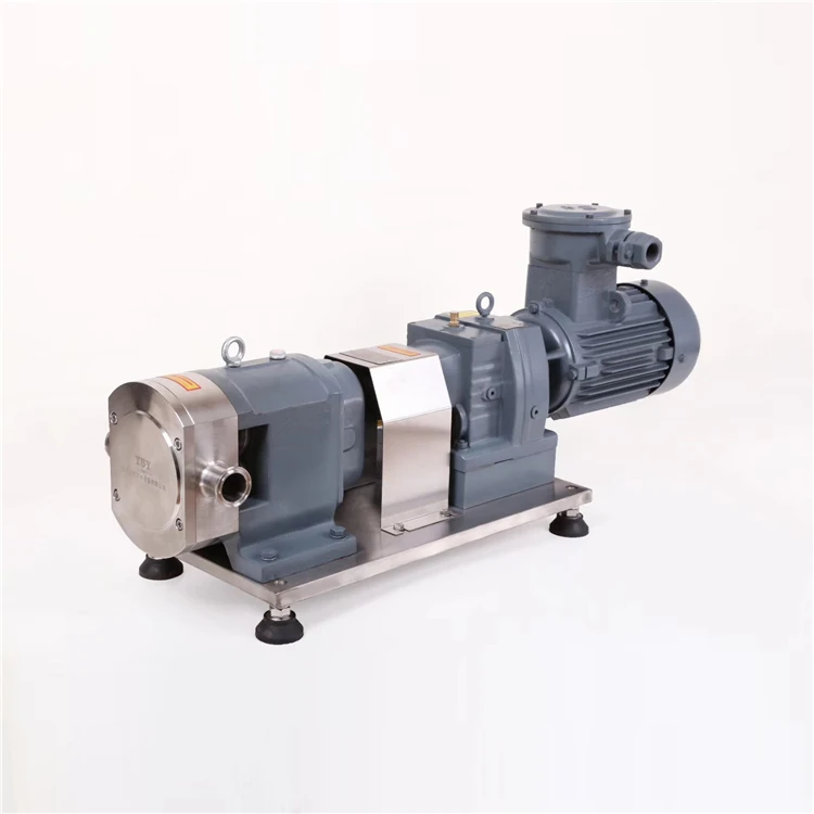 18.5-22KW horizontal sanitary food grade rotary lobe pump