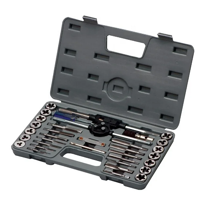 33PC combination Tap and Die Set,Auto thread repair kit tool