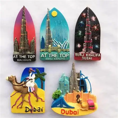 Resin 3D fridge magnet custom refrigerator magnets tourism wholesale travel souvenirs different city all countries fridge magnet