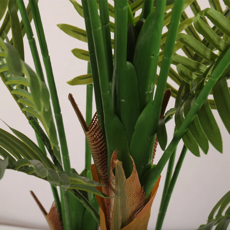 2022 Wholesale foxtail palm tree for home garden suppliers decor for outdoor indoor artificial palm tree