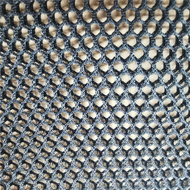 100%Polyester Sandwich Mesh Hexagonal hole 3 d air mesh fabric for motorcycle seat cover