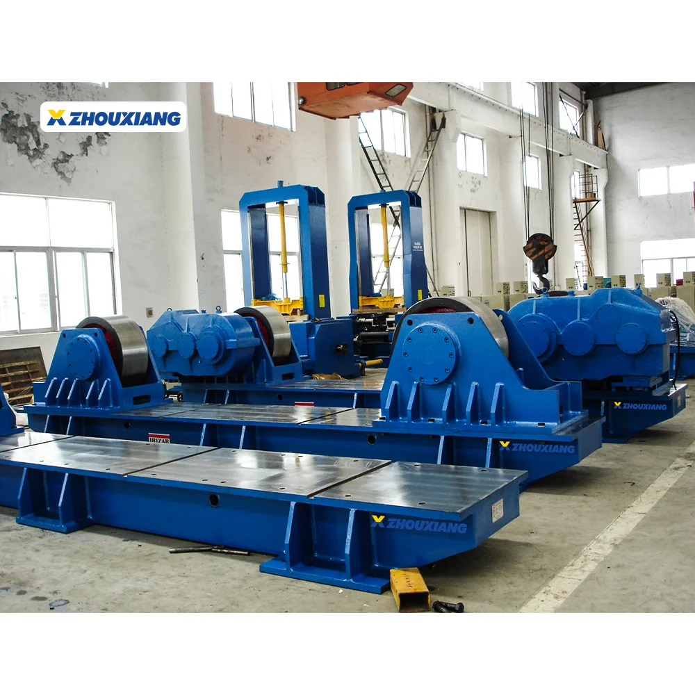 Heavy Duty Pipe Roller Stands 100 Ton 5t Welding Pipe Roller Rotator 15 Tons
