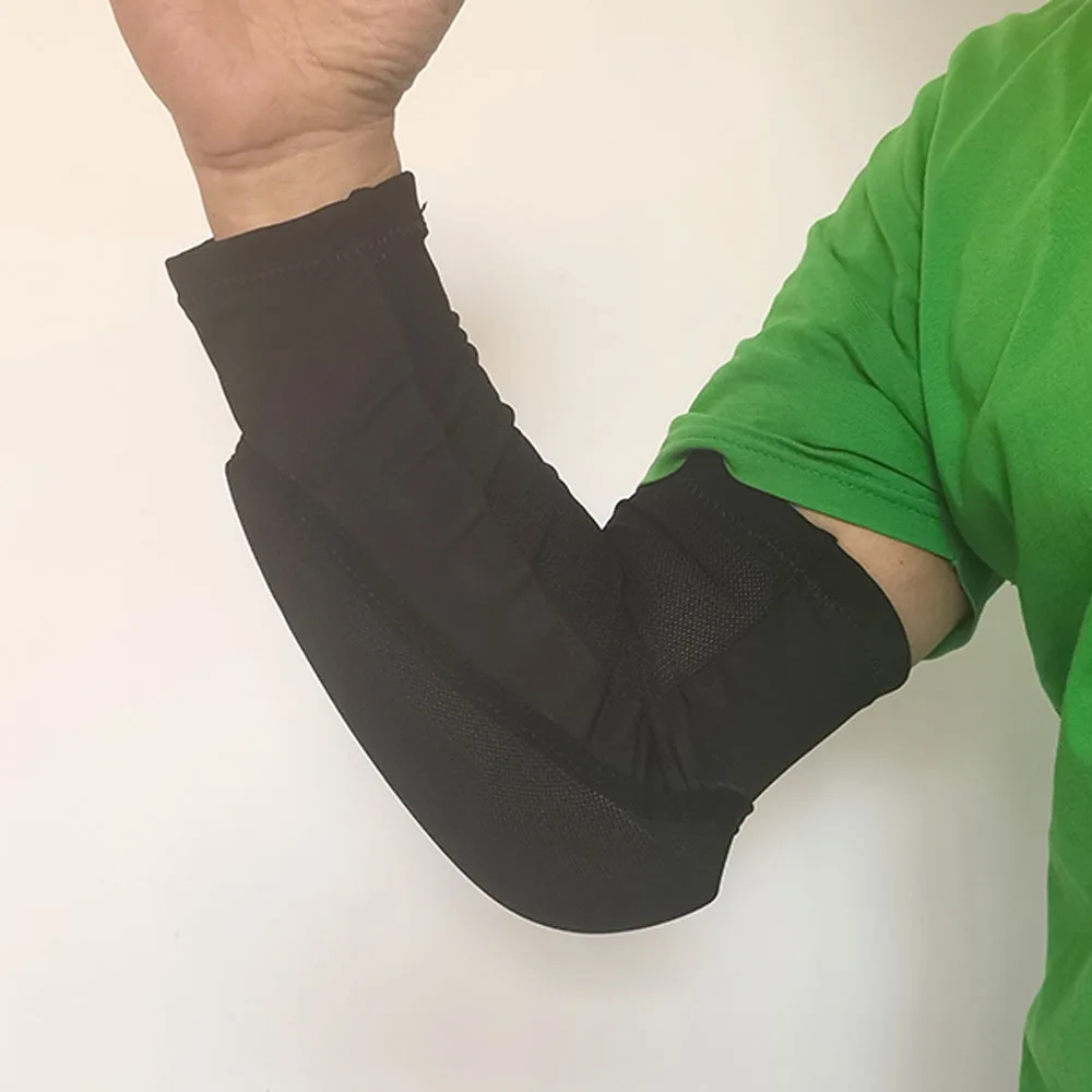 CE Level 2 yellow breathable pu soft MTB Mountain Bike Downhill Enduro Elbow Pad Black Adult Thin Shoulder Protector