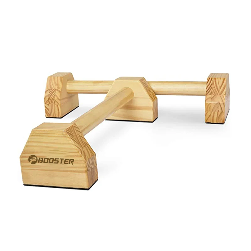 Gymnastics exercises training Tool Push Ups Dip bars wooden Fitness Wood Parallettes