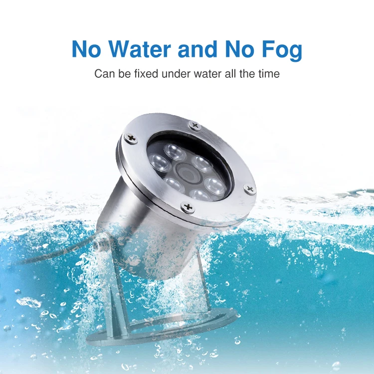 IP68 HD definition stainless steel corrosion resistant industrial cctv camera underwater fishing camera