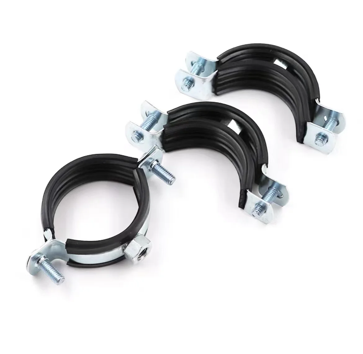 Wholesale of high-quality O-shaped clamp manufacturers with galvanized rubber anti-seismic clamps