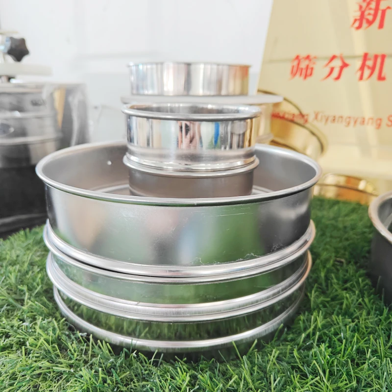 Custom Logo Large Heavy-Duty Garden Test Sieve Lab Test Sieve with Logo High Quality Soil Sifter