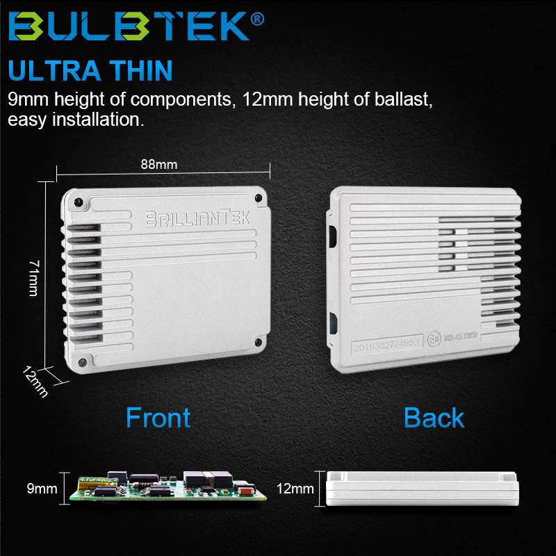 BULBTEK Auto 12V 24V 35W 55W Car Ballast Light White 3000K 4300K 5000K 5500K 6000K 8000K 10000K Hi Lo Bulb Kit Canbus HID Xenon