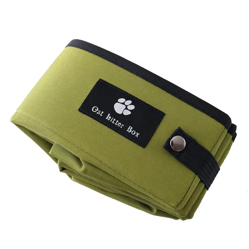 Manufacturer Creative Design Foldable Cat Litter Box Cat Toilet Sand Box Bag Durable High Quality with Optional Color