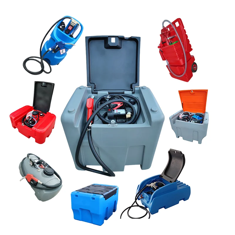 200L Fuel Caddy Tank Fuel Gasoline Diesel Transfer Storage Tank Gasoline Petrol Fluid Diesel With Pump Petrol Tanks Oil Barrel