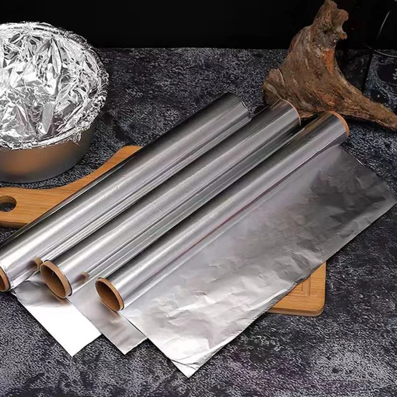 Быстрая доставка портативные кухонные принадлежности запеченные крылышки для барбекю хлеб и димсам печь герметичная масляная алюминиевая фольга