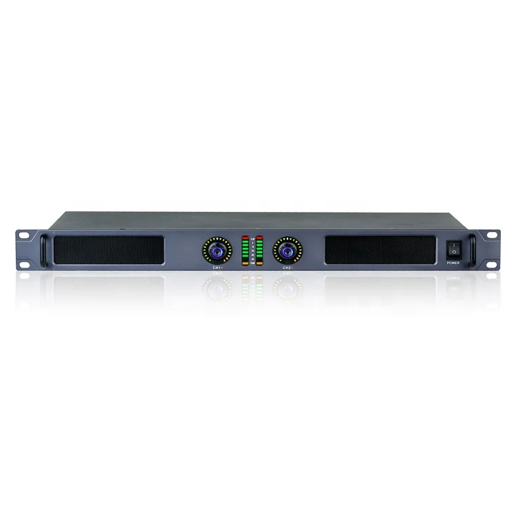 Mini-LE2450 Профессиональный 450 Вт * 2 канала класса D Power 1u цифровой усилитель для караоке
