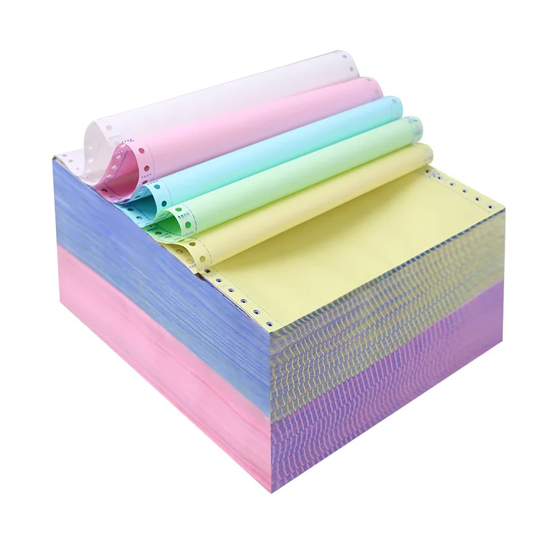 Superior Quality Wholesale CB CFB CF Carbonized 2ply 3ply Multi-ply Continuous Carbonless Copy Paper for Office Invoice Paper