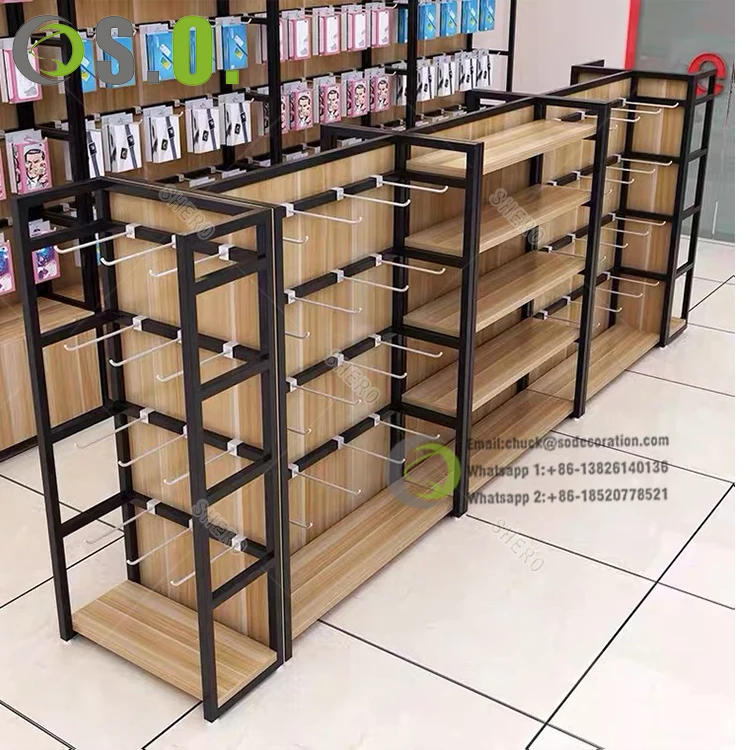 Electronic Cellphone Shop Counter Design Laptop Display Counter Cellphone Display Showcase Mobile Phone Kiosk
