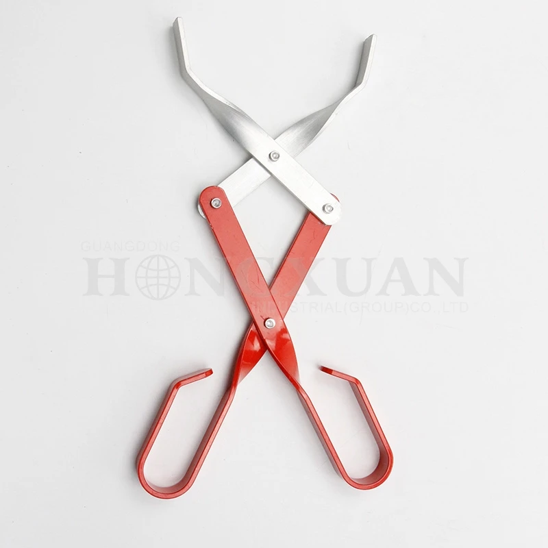 Charcoal Tong Aluminum Scissor Clips  Grill Tongs for Camping Lightweight Sturdy Barbecue Tongs Durable Never Rust