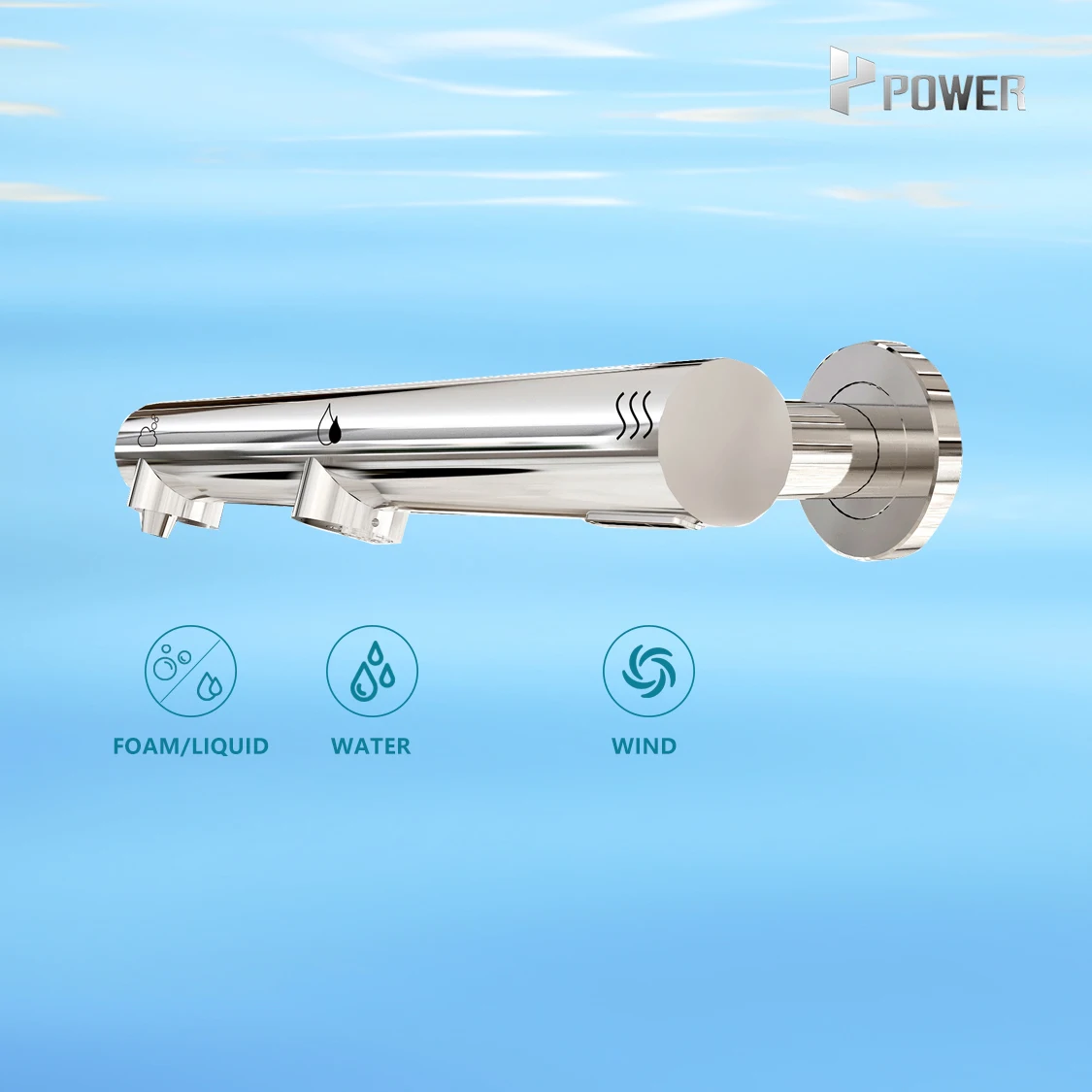 3 In 1 Tap Hand Dryer Bathroom Touchless Sensor Sink Faucet With Soap Dispenser