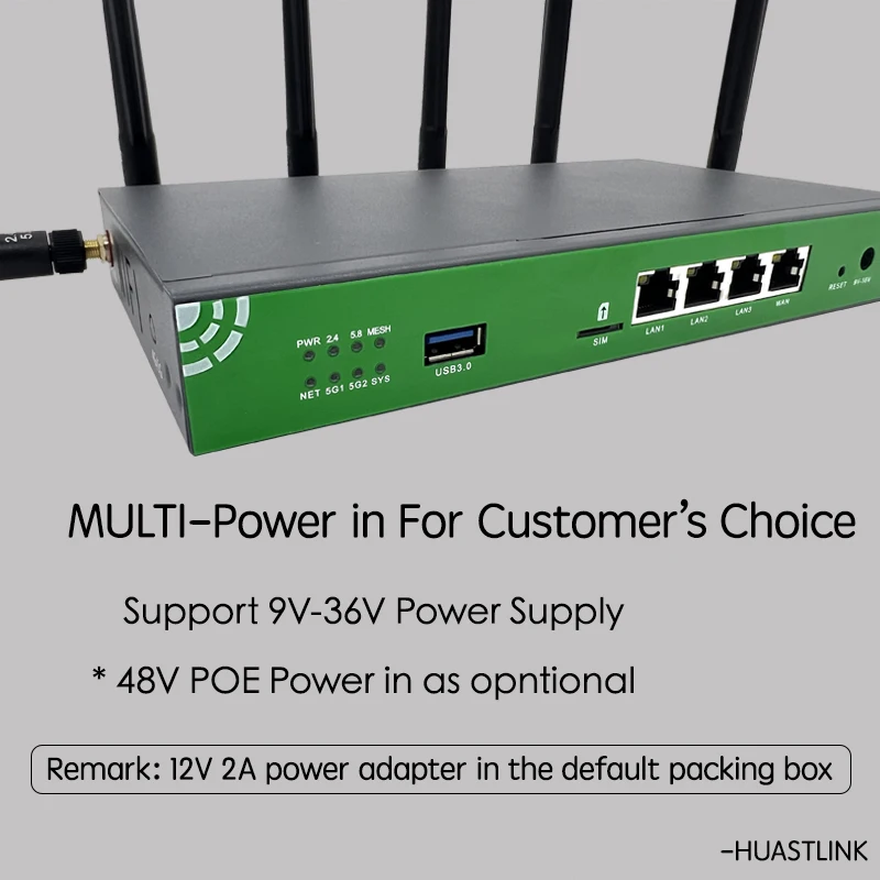 Huastlink HC851 горячая распродажа 4g 5g Cpe маршрутизатор с поддержкой Openvpn Wireguard Wifi6 беспроводной модем слотом для Sim-карты