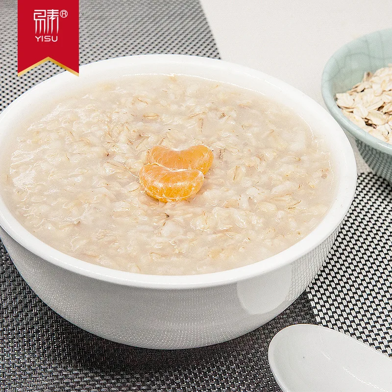 Ready-to-eat large oatmeal 25KG large package oatmeal breakfast cereal food raw materials manufacturers cornmeal