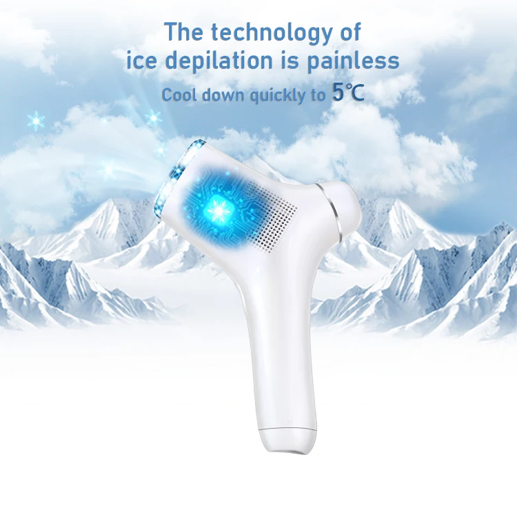 Portable Body Ice cooling Painless Permanent IPL Lazer Hair Removal For Women Men Laser Removal Device Diode Ipl Machine