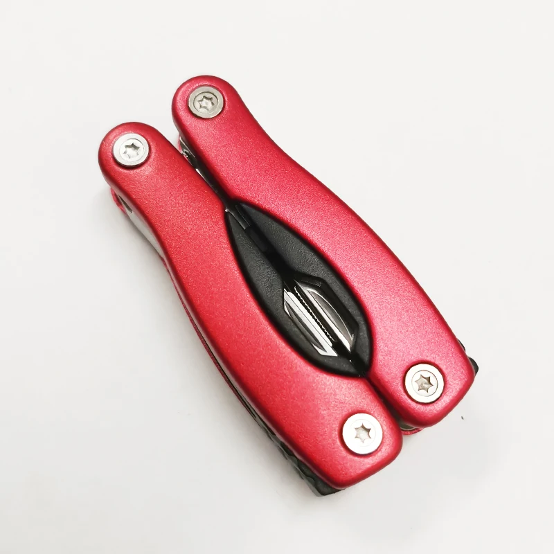 8 In 1 Multitool Aluminum handle Hand Tool Multifunction Needle Nose Mini Folding Combination Pliers