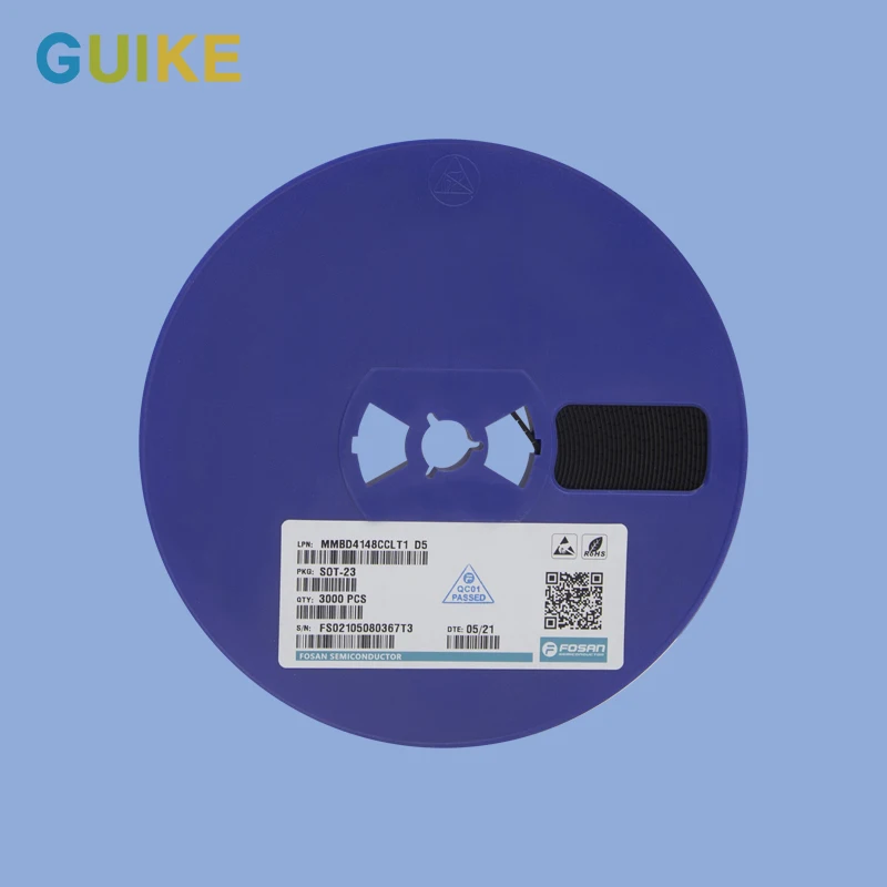 MMBD4148CCLT1 D5 FOSAN Blue Round Shape Throught Hole Surface Mount Verifed Supplier ROHS Certification Transistor Diodes Triode