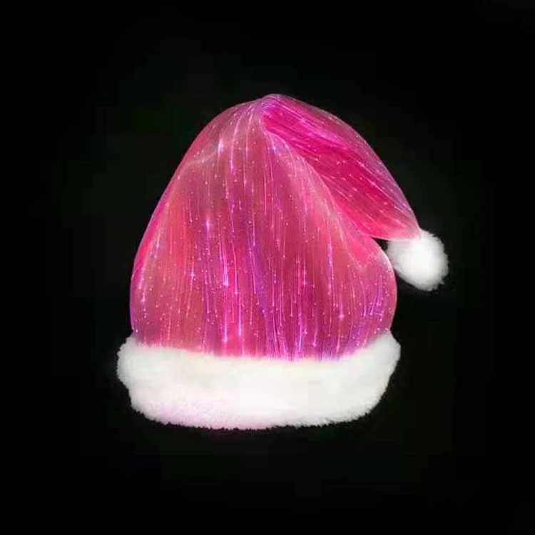 Rayera luminescence Glowing Christmas hat luminous party hat cross-border explosion of Christmas decorations