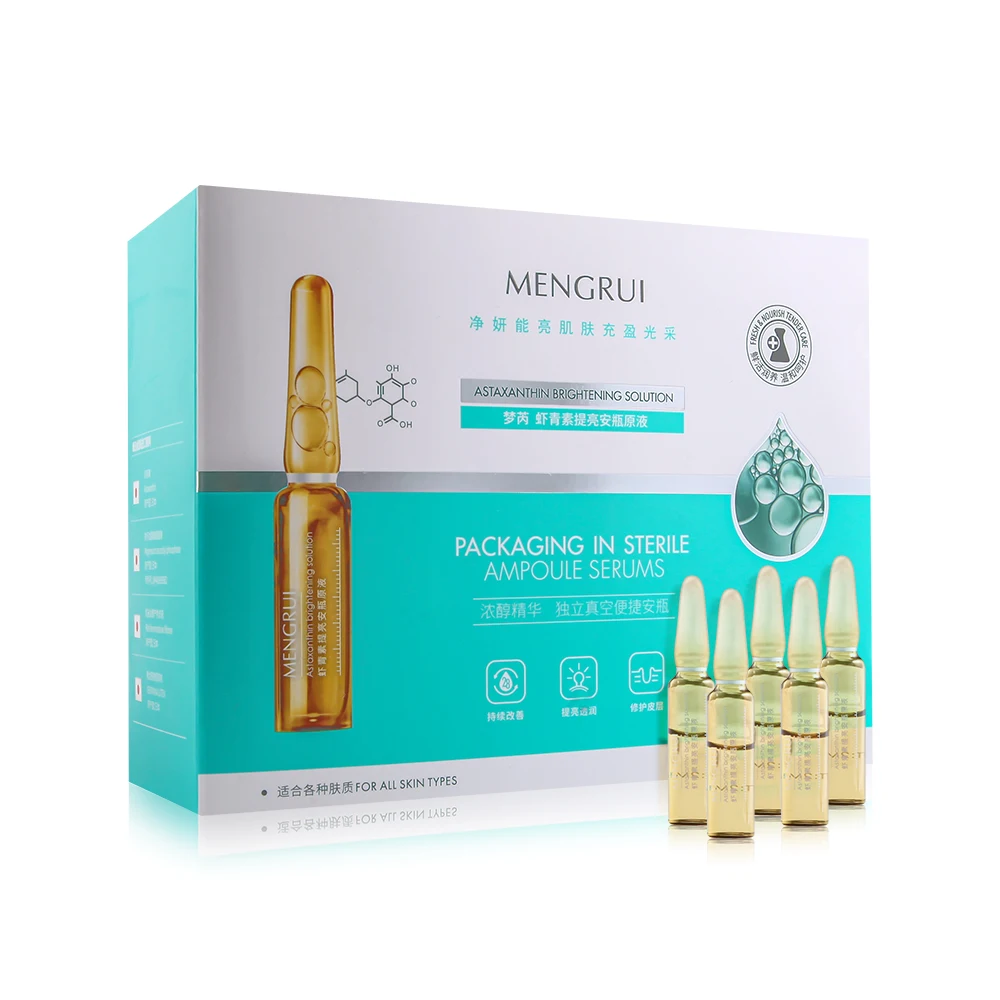 Skin Care Brightening Serum Ampoules Anti Wrinkle Astaxanthin Brightening Solution Ampoule Serum