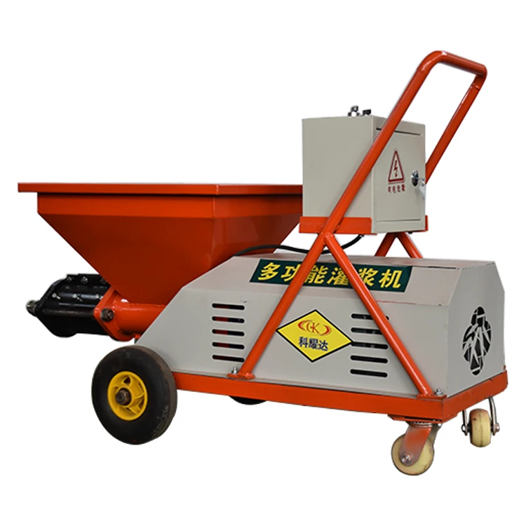 Multi - function mortar spraying machine large flow interior and exterior coating aircraft Door and window gap grouting machine
