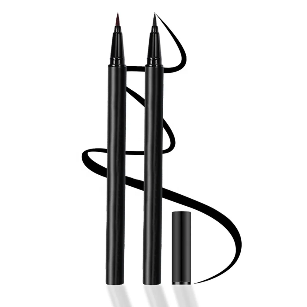 Magnetic eyeliner set logo gold and brown mini liquid waterproof lash glue pen eyeliner with eyeliner glue pen