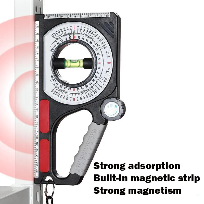Slope ruler magnetic multi-function level measuring instrument high-precision slope meter construction measurement angle ruler