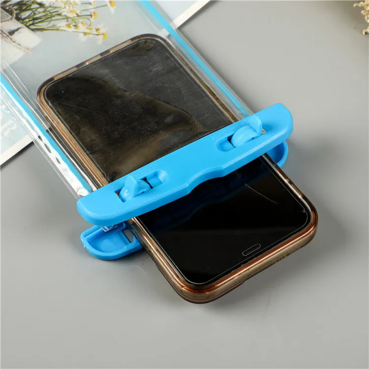 Universal Waterproof PVC Mobile Phone Cases Clear Pouch Waterproof Bag Water Proof Cell Phone Bag With Lanyard