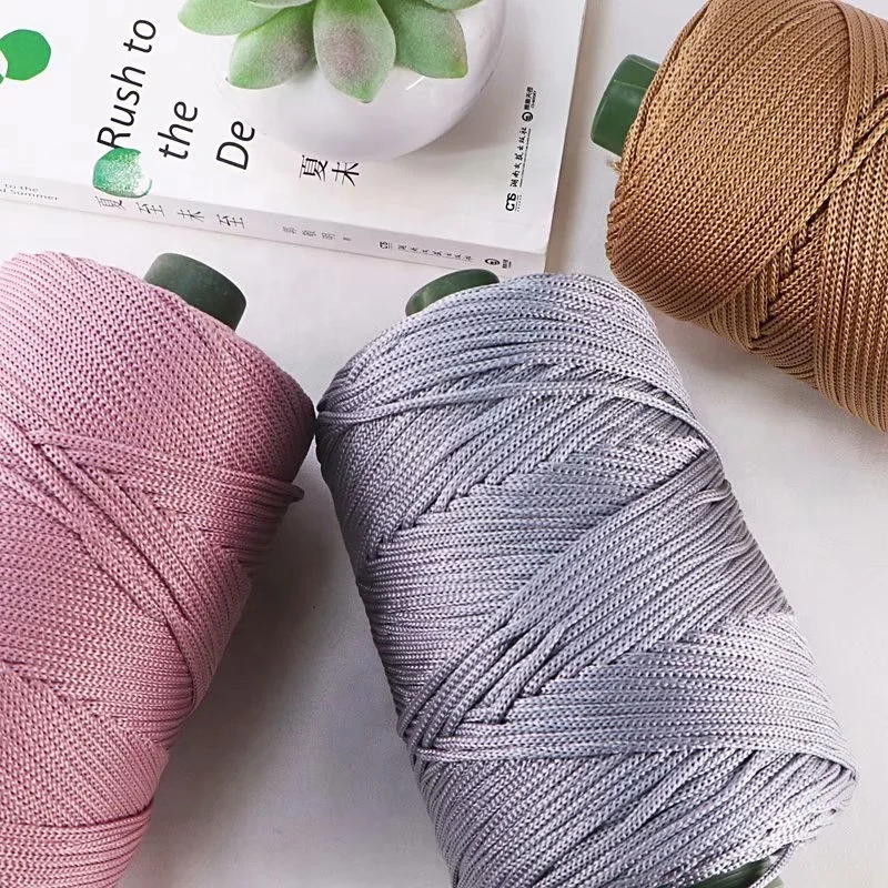 Colorful hollow yarn for knitting hats hand knitting yarns 240g burly yarns