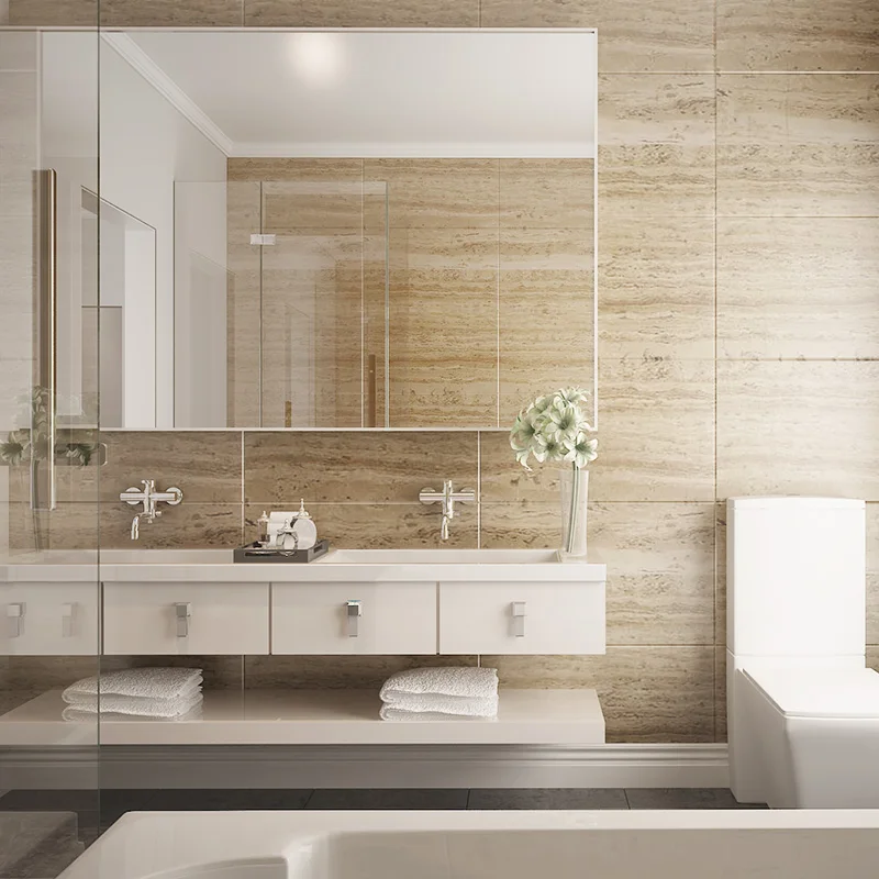 Villa Project Large White Modern Bathroom Furniture Design