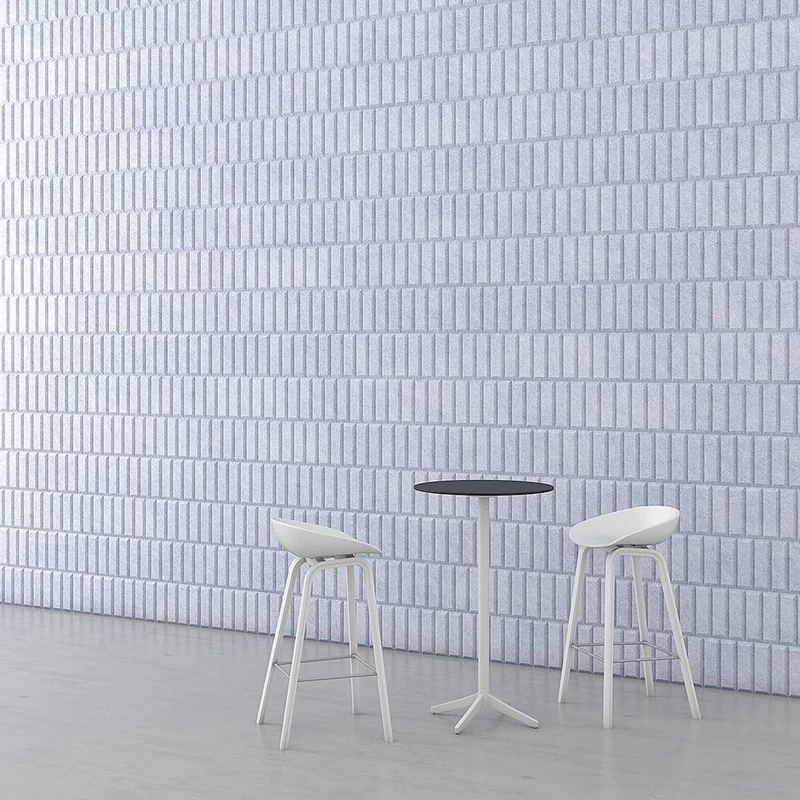 EU Standard PET Felt Acoustic Panels Soundproof 100% Polyester Fiber Acoustic Panels