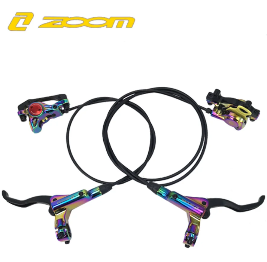 HB875 ZOOM Rainbow Colorful MTB Oil Braking Mountain Bike Disc Rotor Brake Bicycle Hydraulic Brake