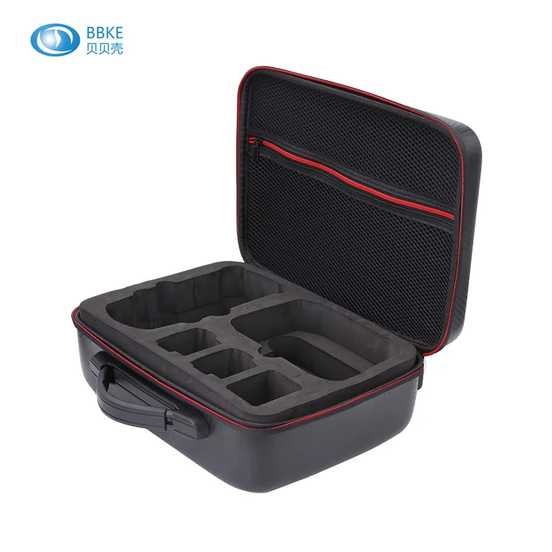 Custom Portable Zipper Eva Case Dji Drone Storage With Strap Carrying Waterproof Eva Case For Dji Mavic Air 2 Drone Accessories