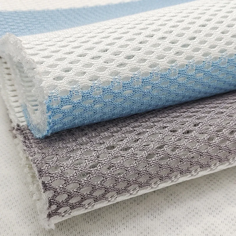 KOYEE Recycled Custom Heavy Weight Sports Fabric,Custom Knitted 100% Polyester 3D Air Sandwich Mesh Fabric for Shoe Uppers