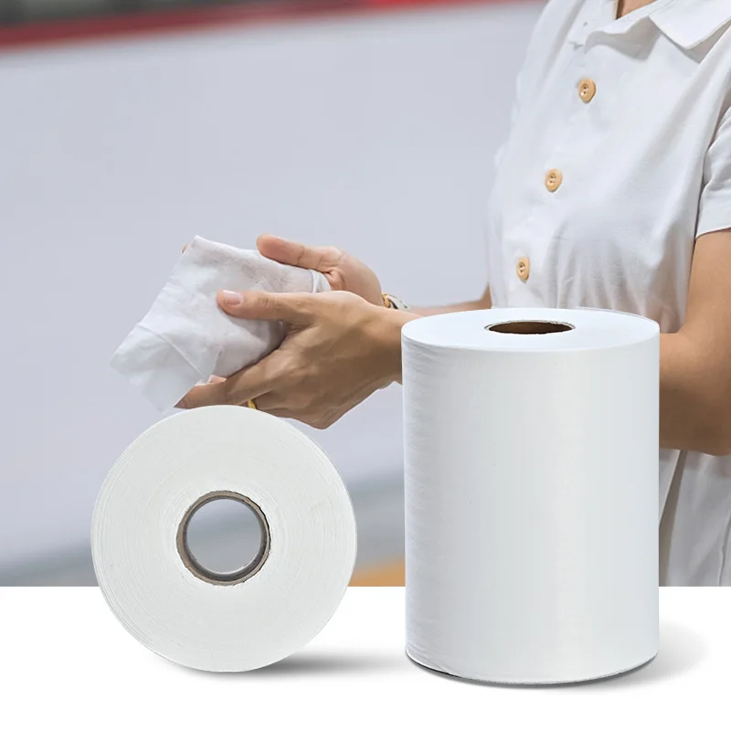 High Quality Quick Moisture Absorption 80g Wet Wipes Material Mesh Veins Spunlace Nonwoven Fabric