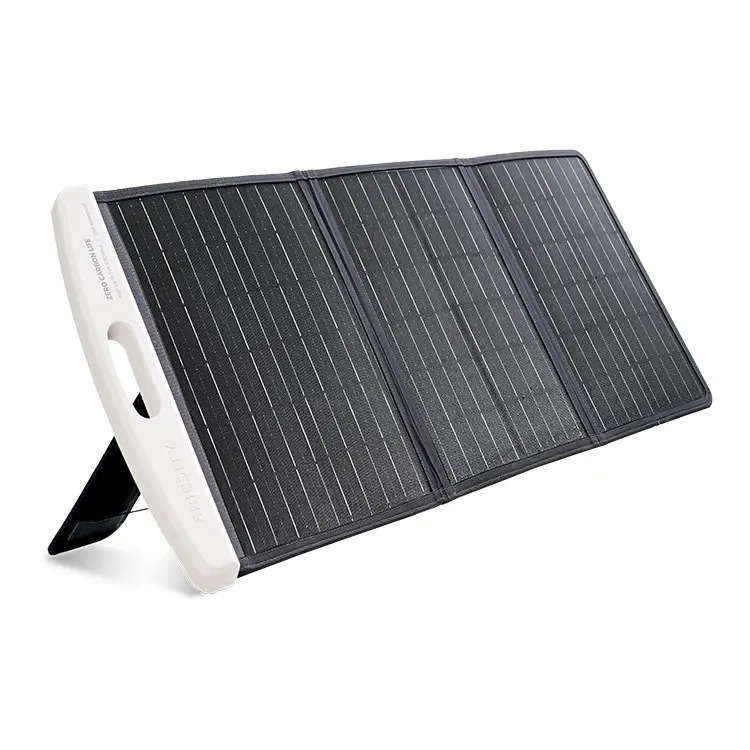 100W integrated laminated  folding solar panel for Mobile phone charging outdoor portable with power DC output