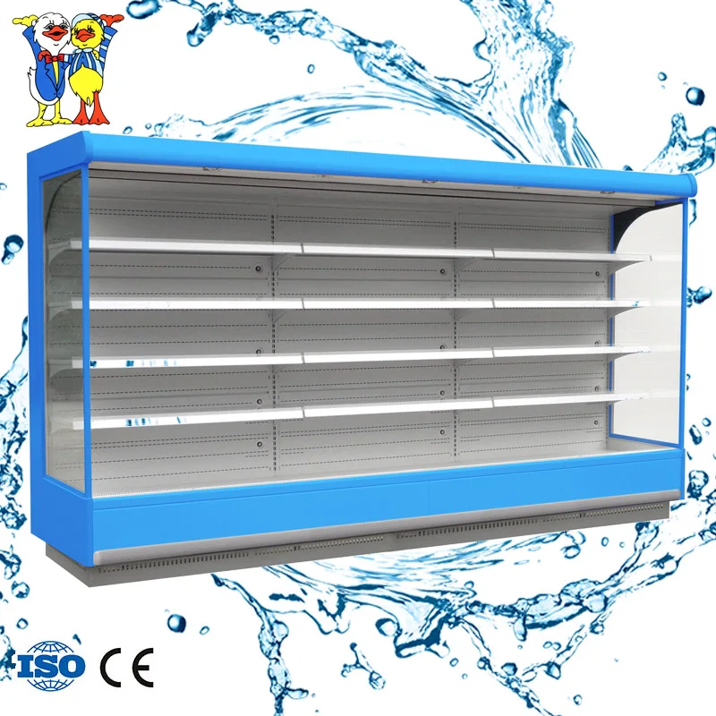 Commercial Display Fridge Supermarket Vitrine Refrigerator