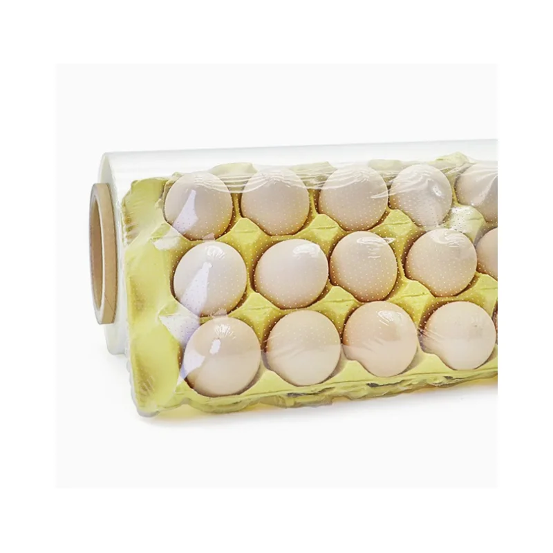Hot Perforation Polyolefin Shrink Film Packaging for Egg Tray and Vegetables