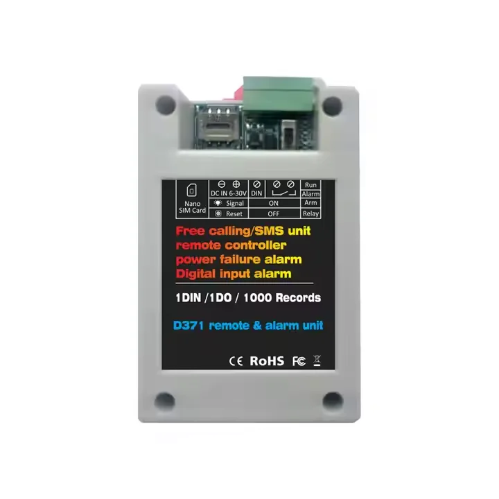 Free Calling&SMS 4G GSM gate controller & power failure /digital input alarm