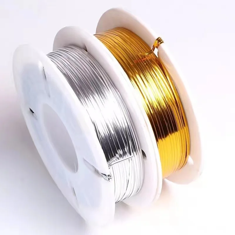 Twist tie roll bread lollipop candy bag closure gold metallic PET Spooled Tie use on bread bag twist tie machine