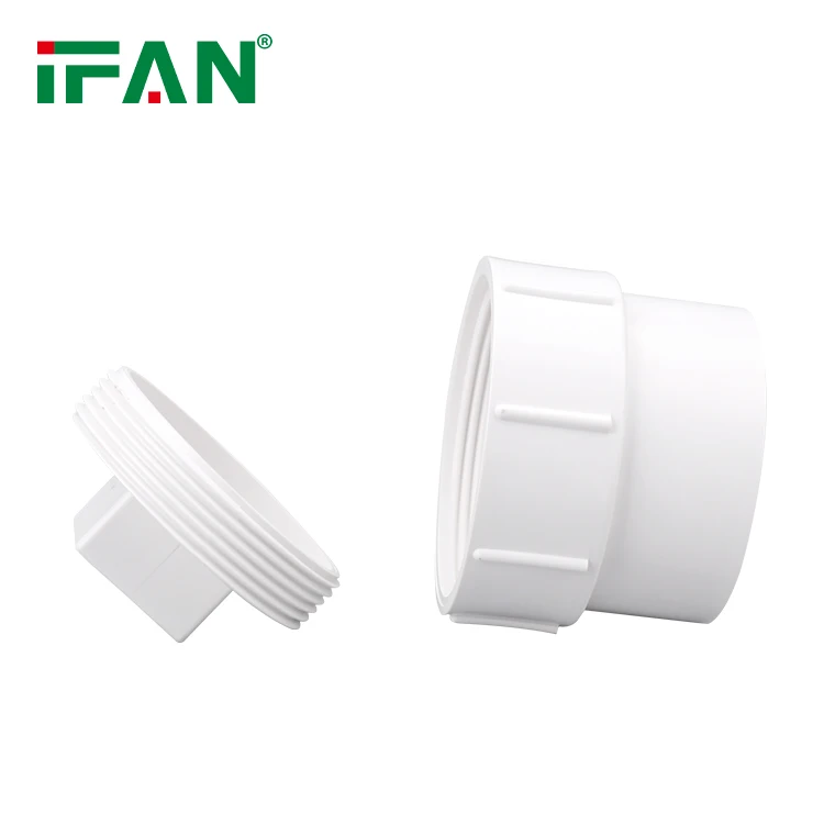 IFAN Wholesale Eco-Friendly PVC Drainage Fittings 6 Inch UPVC Pvc Fittings ASTM2665 Elbow Tee Plug PVC Connector Pipe Fitting