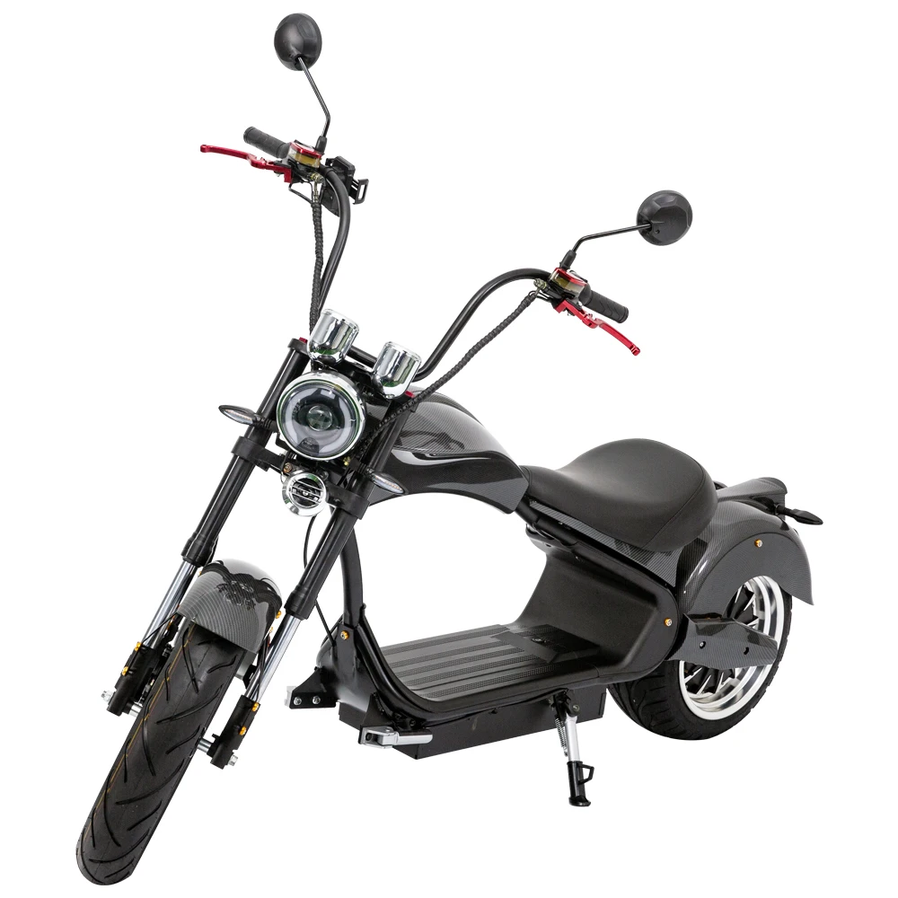 2000watts 60V Electric Scooter Long Mileage Two Wheel Electric Motorcycle Citycoco 2000 W
