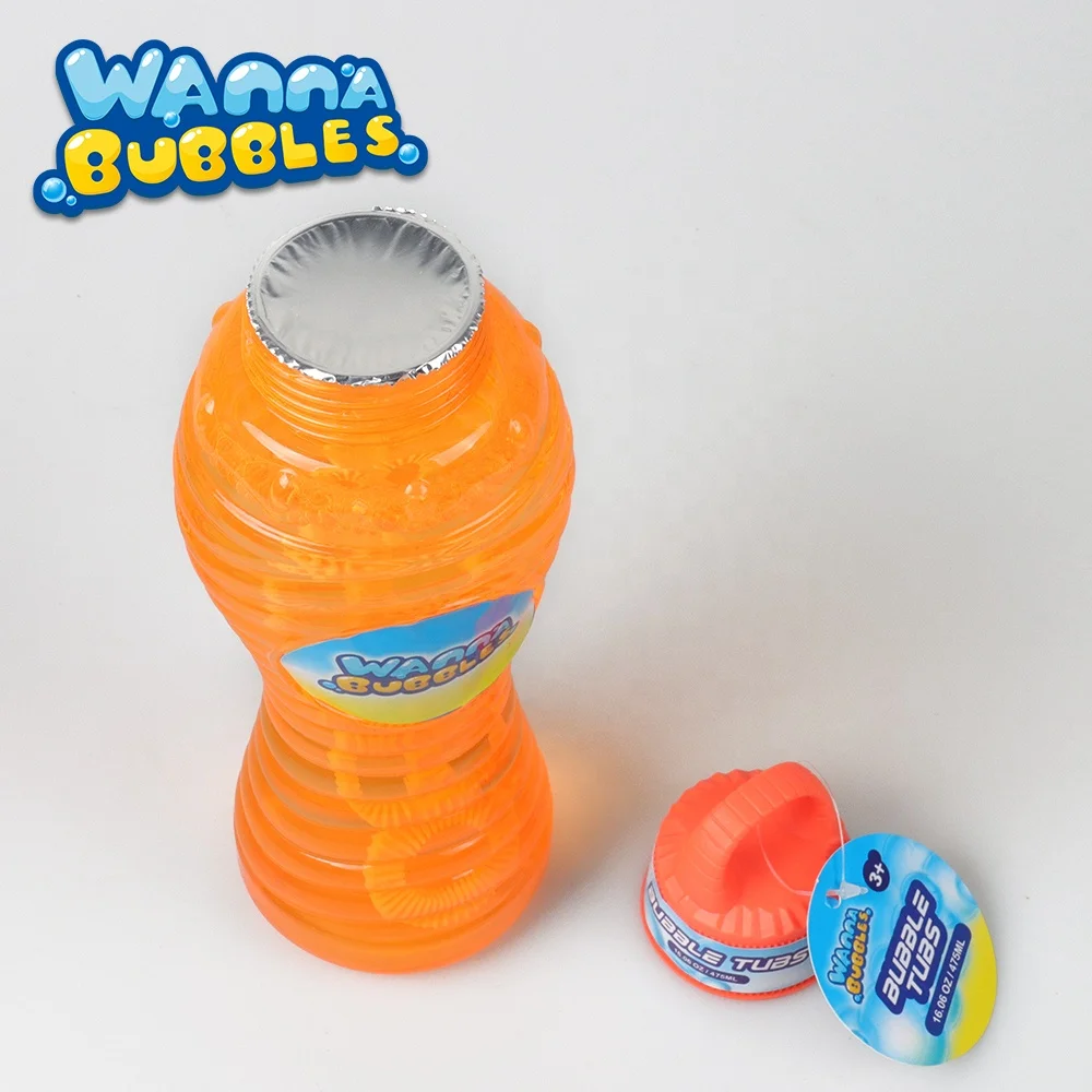 Wanna Bubble 16Oz/475ML soap bubbles liquid solution bubble bottle