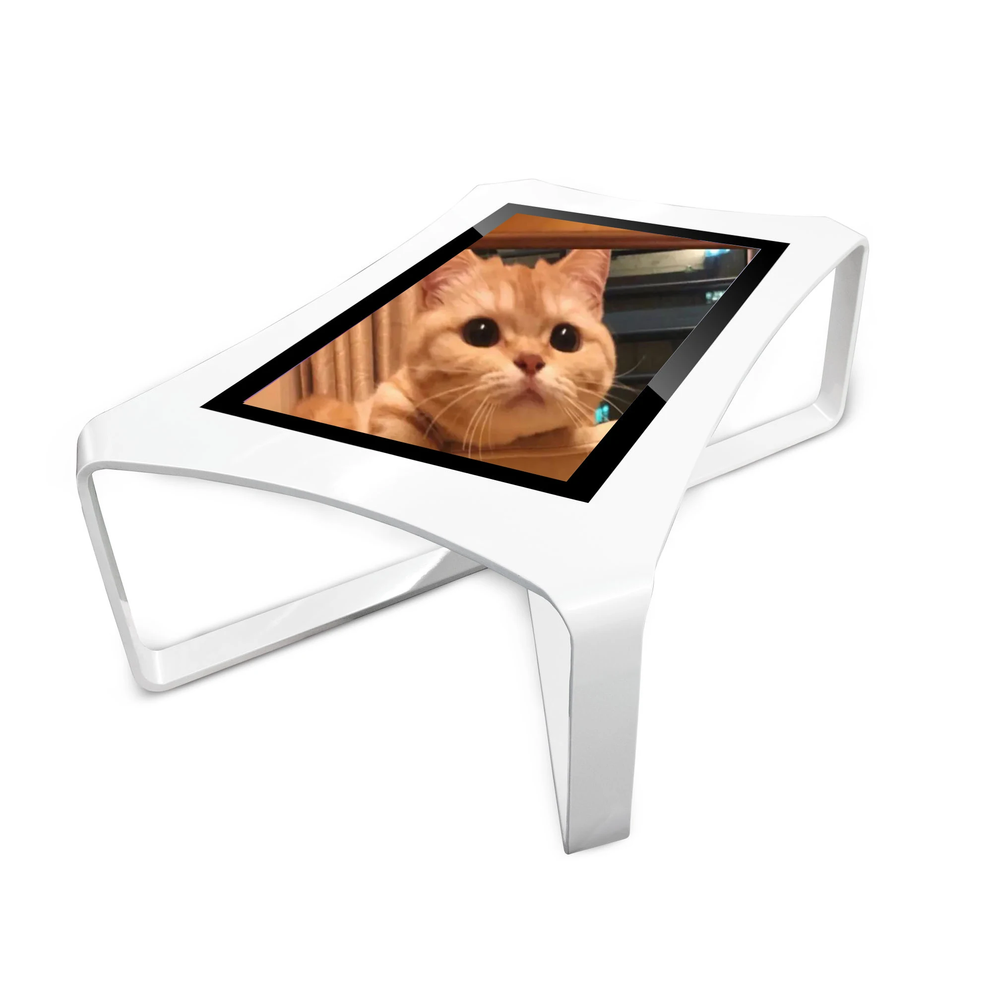 43 inch 4k screen interactive multi touch table for game/restaurant all in one touch table